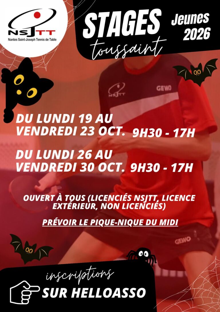 Stage de la Toussaint